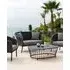 Cordial Luxe 2-Seater Garden Sofa - Dark Grey