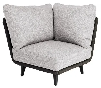 Cordial Luxe Garden Corner Module - Dark Grey