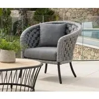 Cordial Luxe Garden Lounge Chair - Light Grey