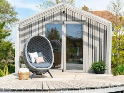 Cordial Luxe Lucy Chair with Base - Light Grey