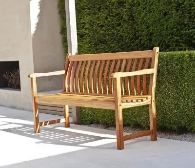 Cornis Broadfield 5ft Garden Bench - Oiled