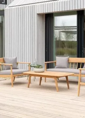 Dana Teak Garden Coffee Table - Teak image