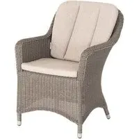 Hazelmere Garden Dining Armchair - Grey, Weave