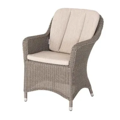 Hazelmere Garden Dining Armchair - Grey, Weave image