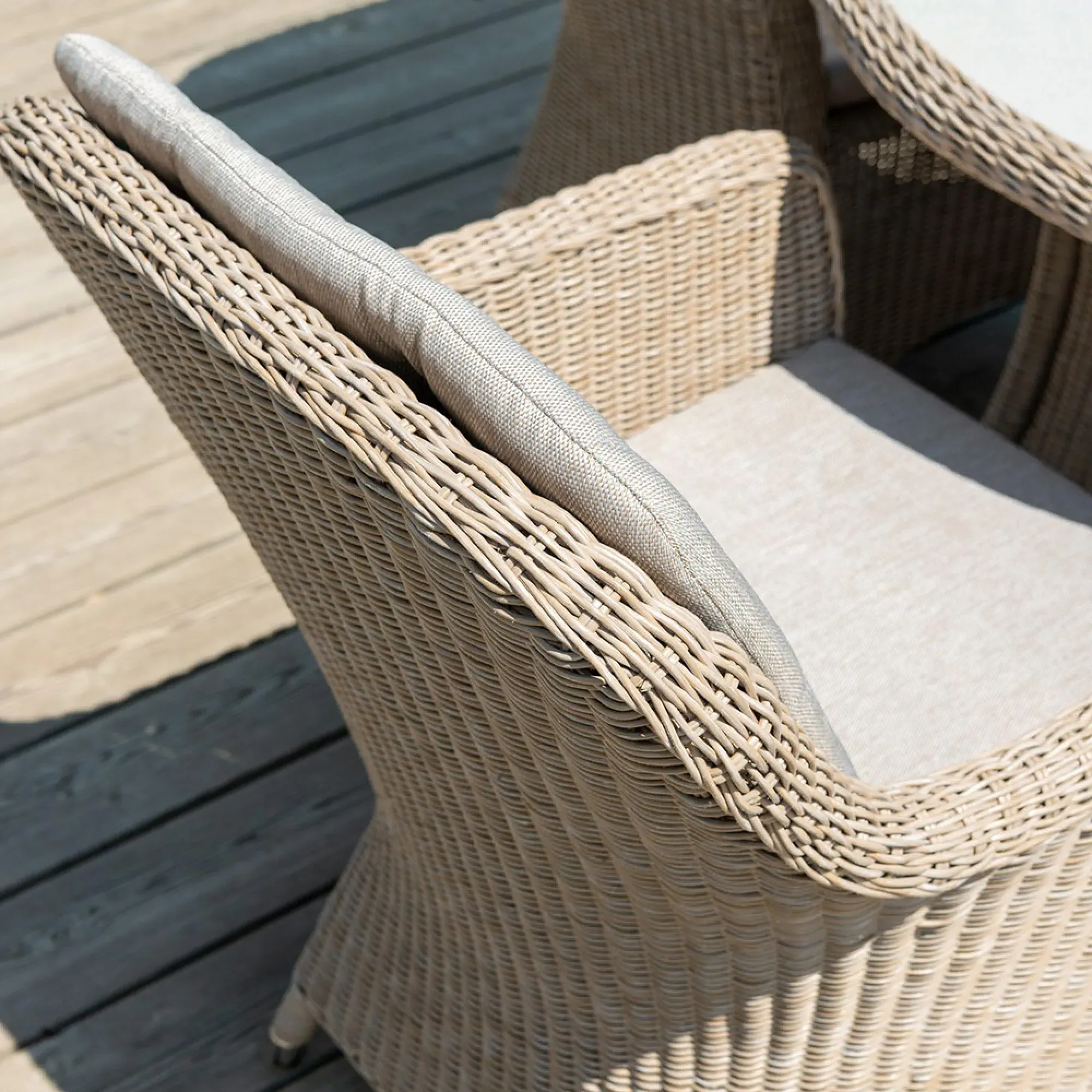 Hazelmere Garden Dining Armchair - Natural, Weave