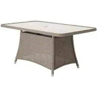 Hazelmere Garden Dining Table - Grey, Weave