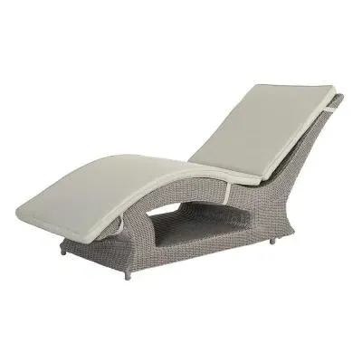 Hazelmere Garden Sunbed - Grey, Weave