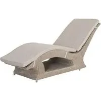 Hazelmere Garden Sunbed - Natural, Weave