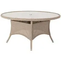Hazelmere Round Dining Table - Natural, Weave