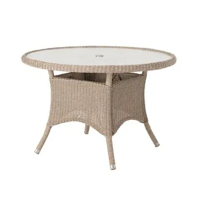 Hazelmere Round Dining Table - Natural, Weave