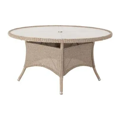 Hazelmere Round Dining Table - Natural, Weave