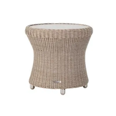 Hazelmere Round Side Table - Natural, Weave
