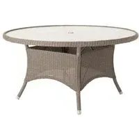 Hazelmere Square Garden Dining Table - Grey, Weave