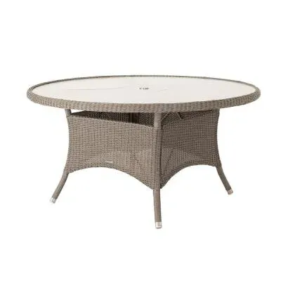 Hazelmere Square Garden Dining Table - Grey, Weave image