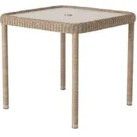 Hazelmere Square Garden Dining Table - Natural Weave