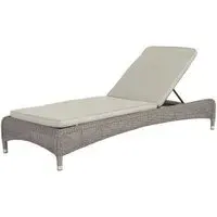Hazelmere Stacking Garden Sunbed - Grey, Weave