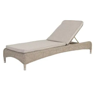 Hazelmere Stacking Garden Sunbed - Natural, Weave