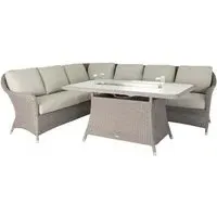 Hazelmere Weave Garden Casual Dining Set - Grey