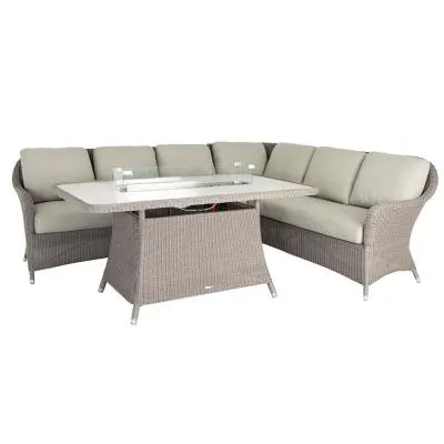 Hazelmere Weave Garden Casual Dining Set - Grey image