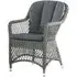 Monte Carlo Garden Dining Chair Set - Grey