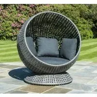 Monte Carlo Garden Hanging Chair - Grey