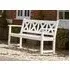 New England Drachmann 5ft Garden Bench - White