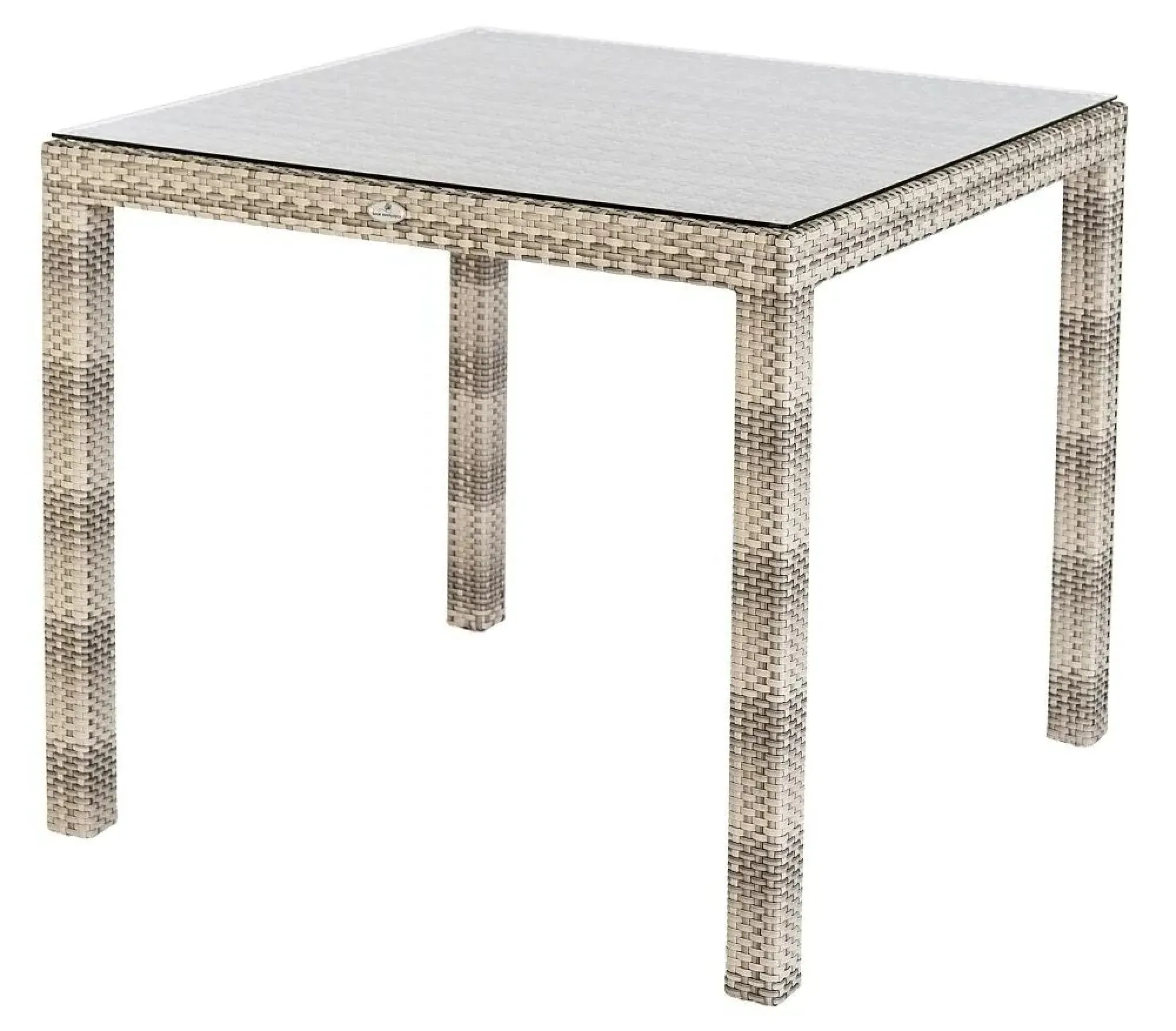Ocean Pearl Fiji Square Garden Dining Table - Pearl