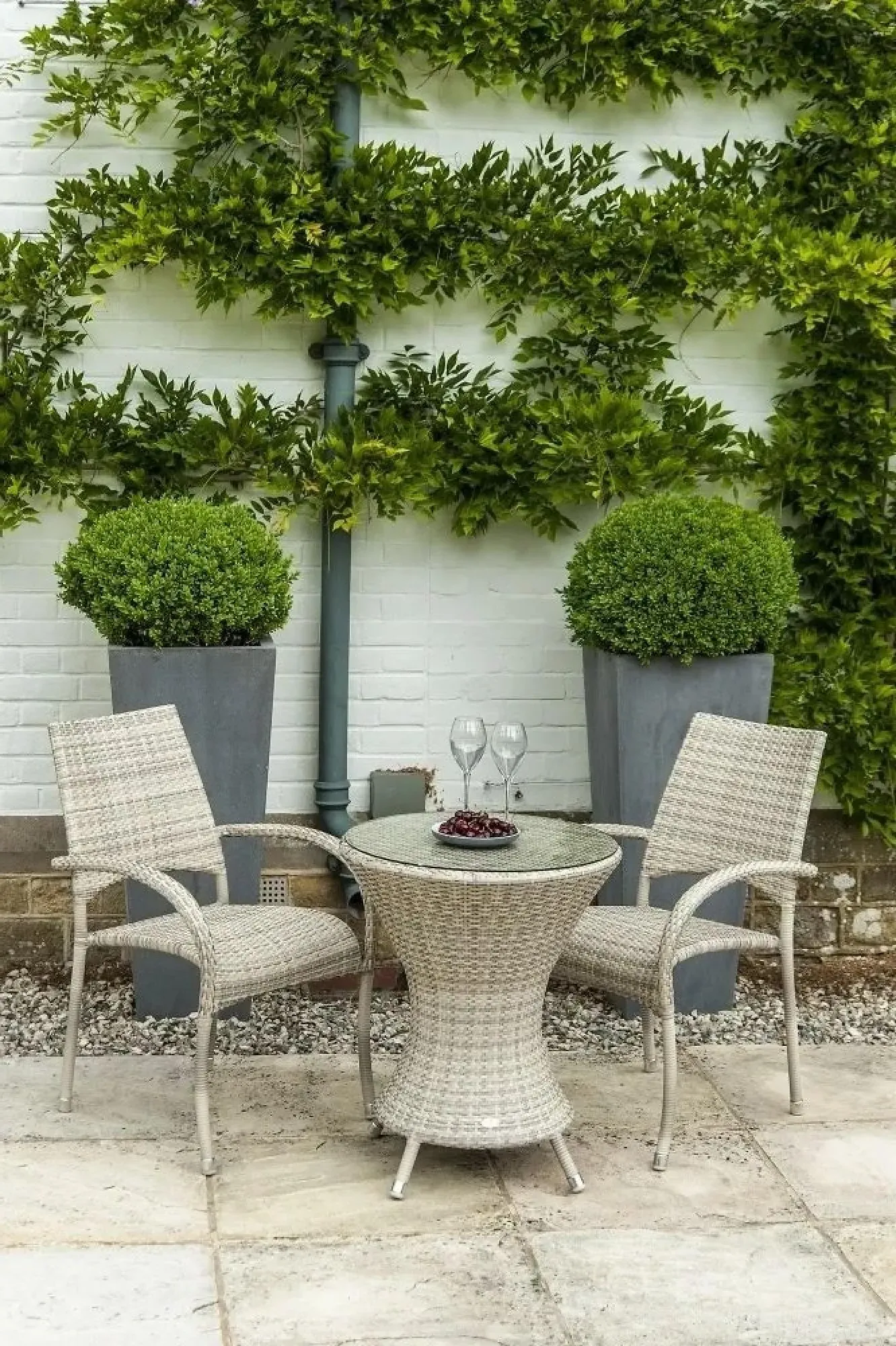 Ocean Pearl Fiji Stacking Garden Dining Armchair - Pearl