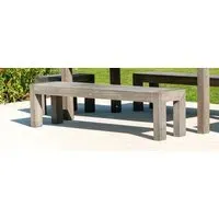 Old England Garden Dining Bench - Grey