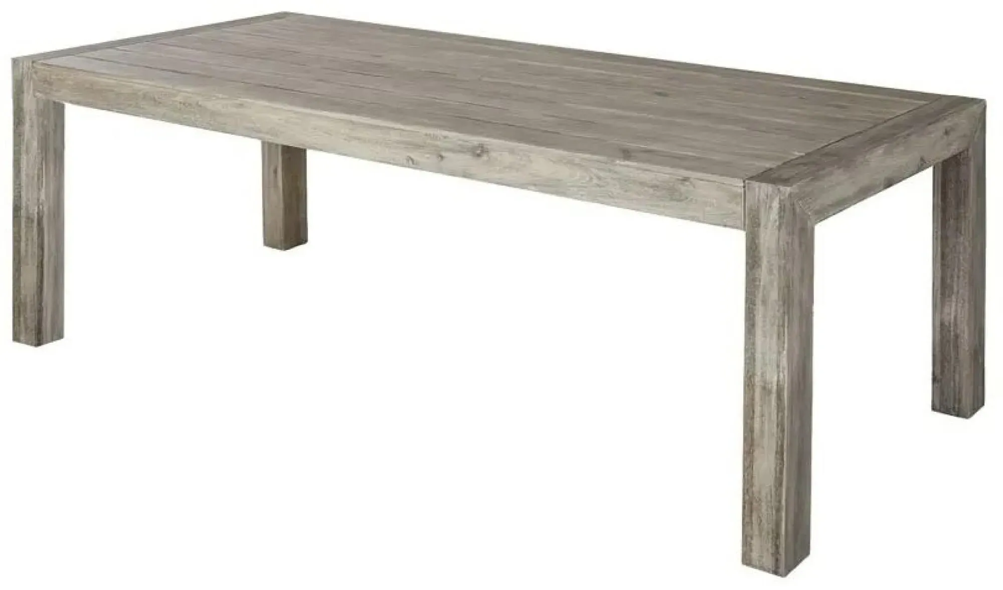 Old England Rectangular Garden Dining Table - Grey
