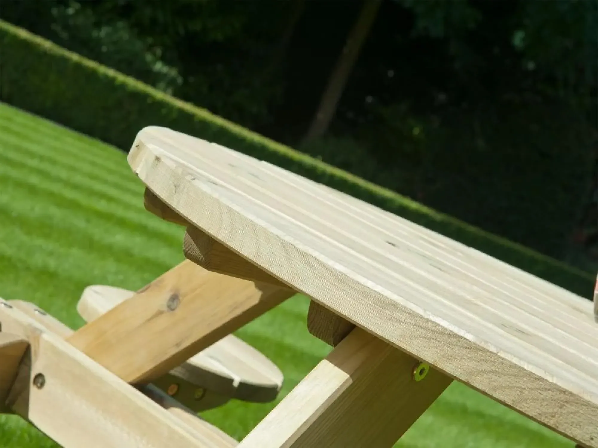 Pine Gleneagles 8 Seater Garden Table - Rustic