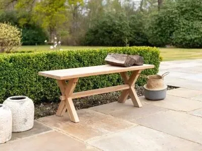 Plank Garden Dining Bench - Teak image