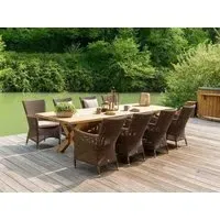 Plank Garden Dining Table - Teak