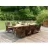 Plank Garden Dining Table - Teak