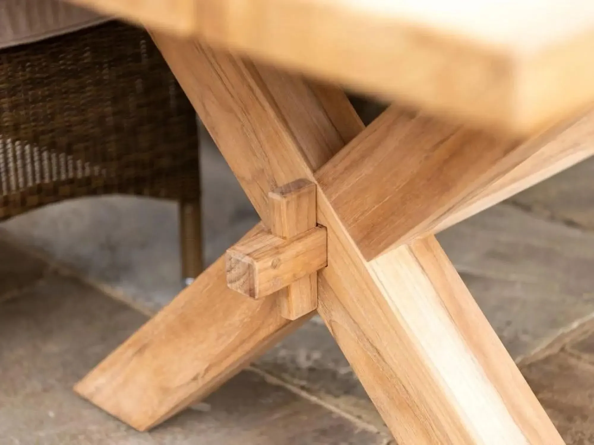 Plank Garden Dining Table - Teak