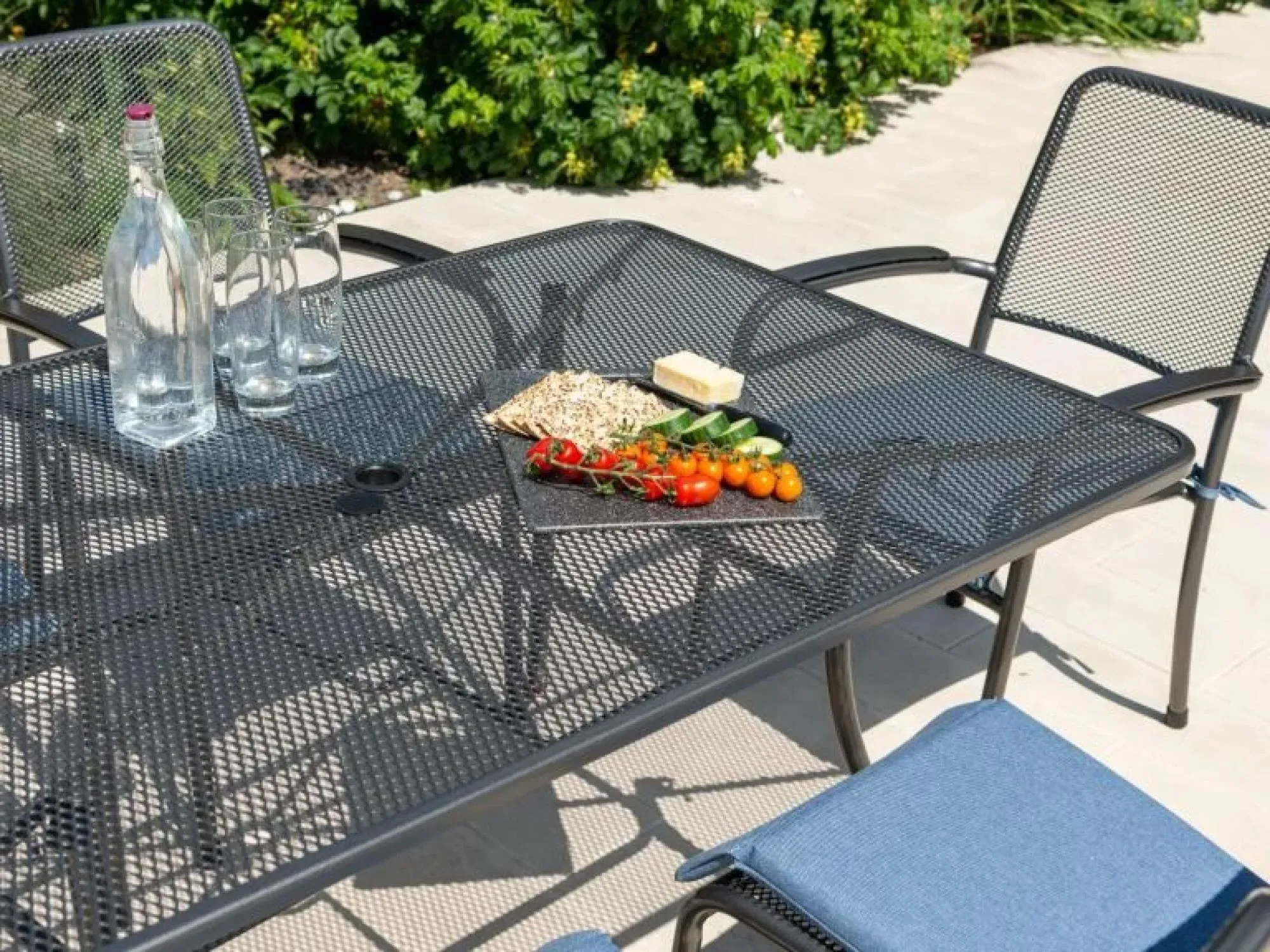 Portofino Garden Dining Table - Powder Coated