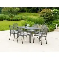 Portofino Garden Dining Table - Powder Coated