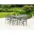 Portofino Garden Dining Table - Powder Coated