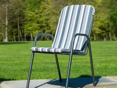 Portofino Highback Stacking Armchair - Powder Coated