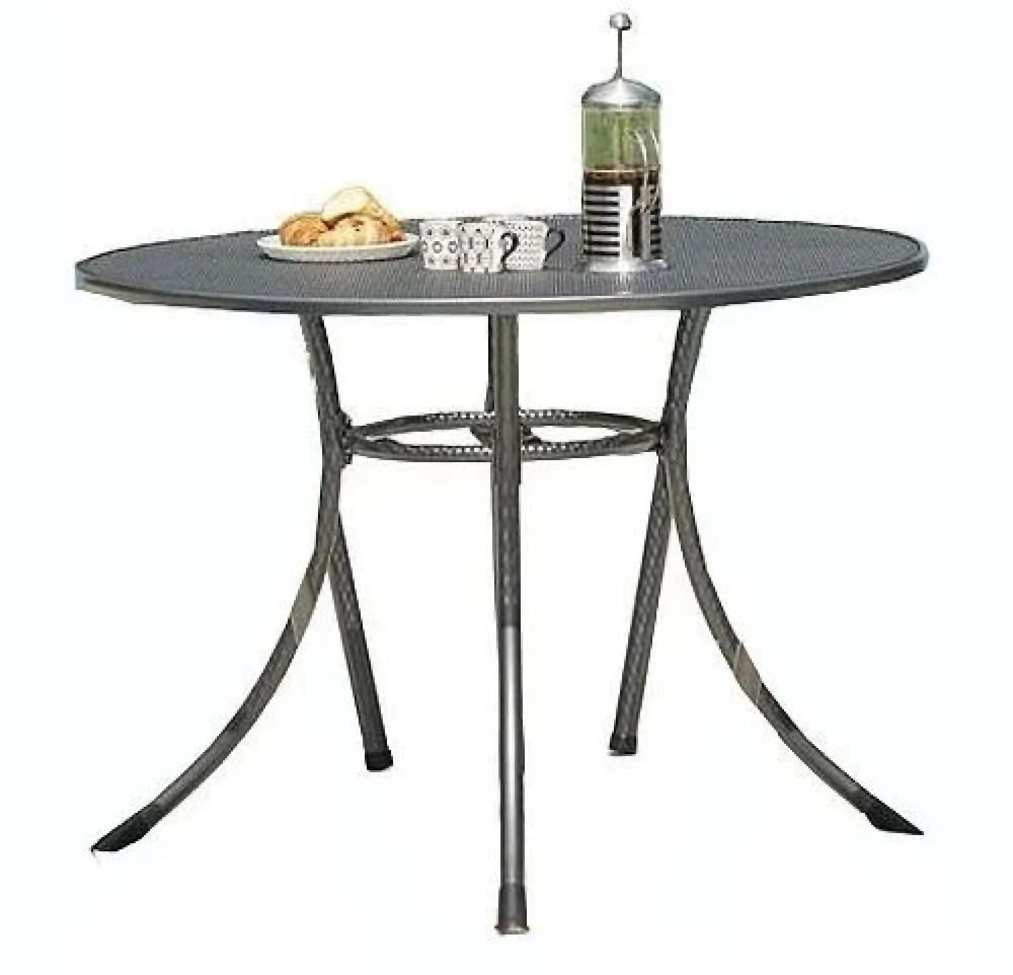 Portofino Round Garden Dining Table - Powder Coated
