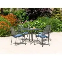 Portofino Round Garden Dining Table - Powder Coated