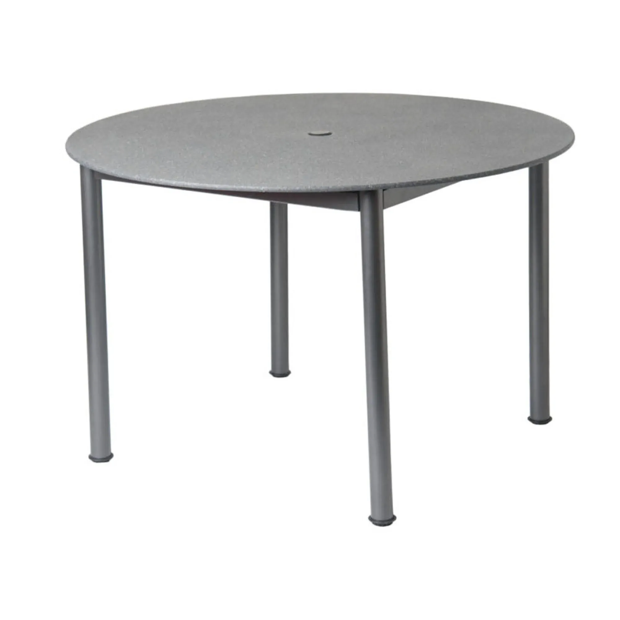 Portofino Stone Round Garden Dining Table - Grey