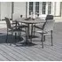 Portofino Stone Round Garden Dining Table - Grey