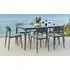Rimini 6 Seater Garden Dining Set - Grey, Ceramic Glass