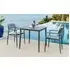 Rimini Square Garden Dining Table - Grey, Ceramic Glass