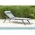Rimini Stacking Garden Sling Sunbed - Light Grey