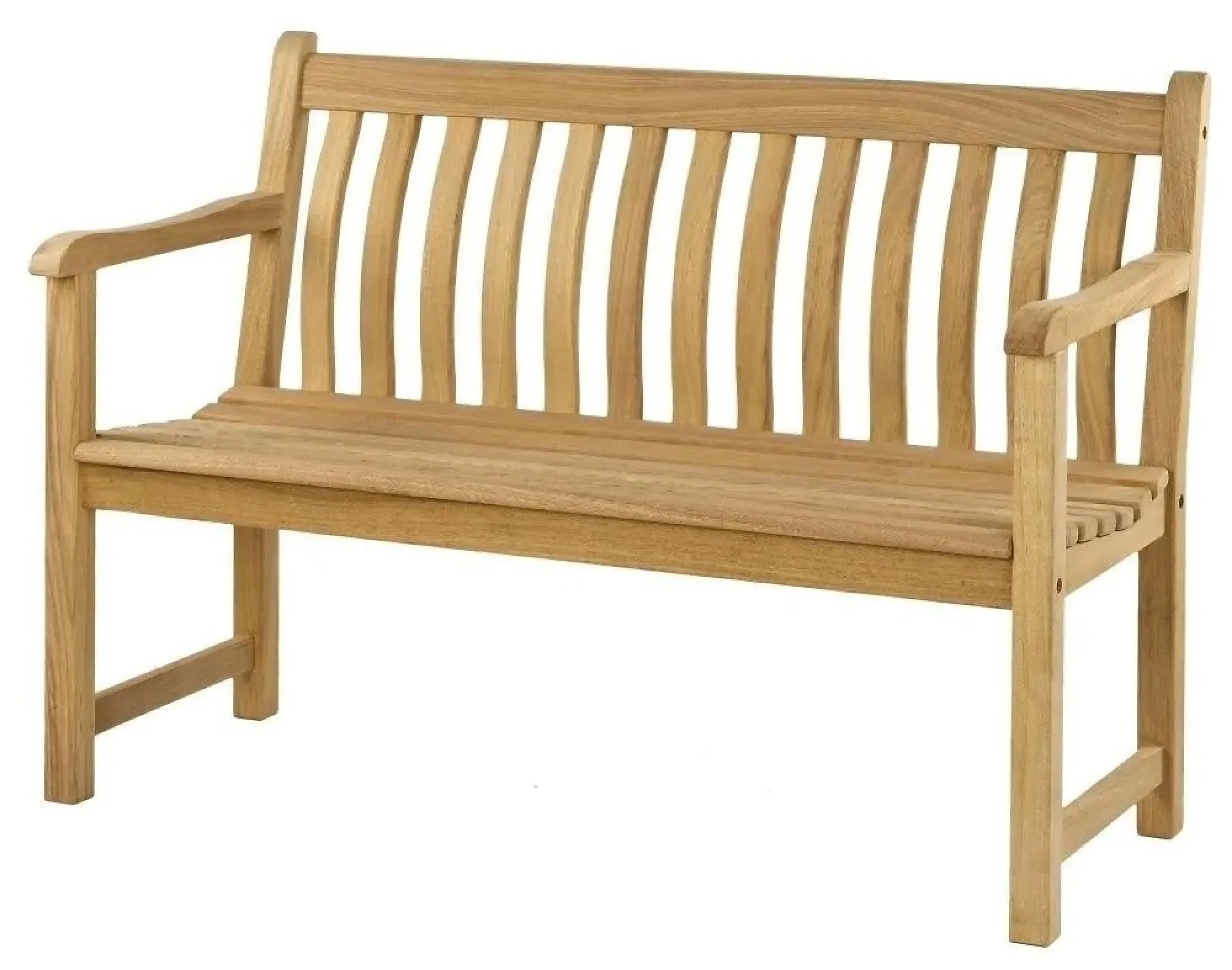 Roble Broadfield 4ft Garden Bench - Light Yellow Grain
