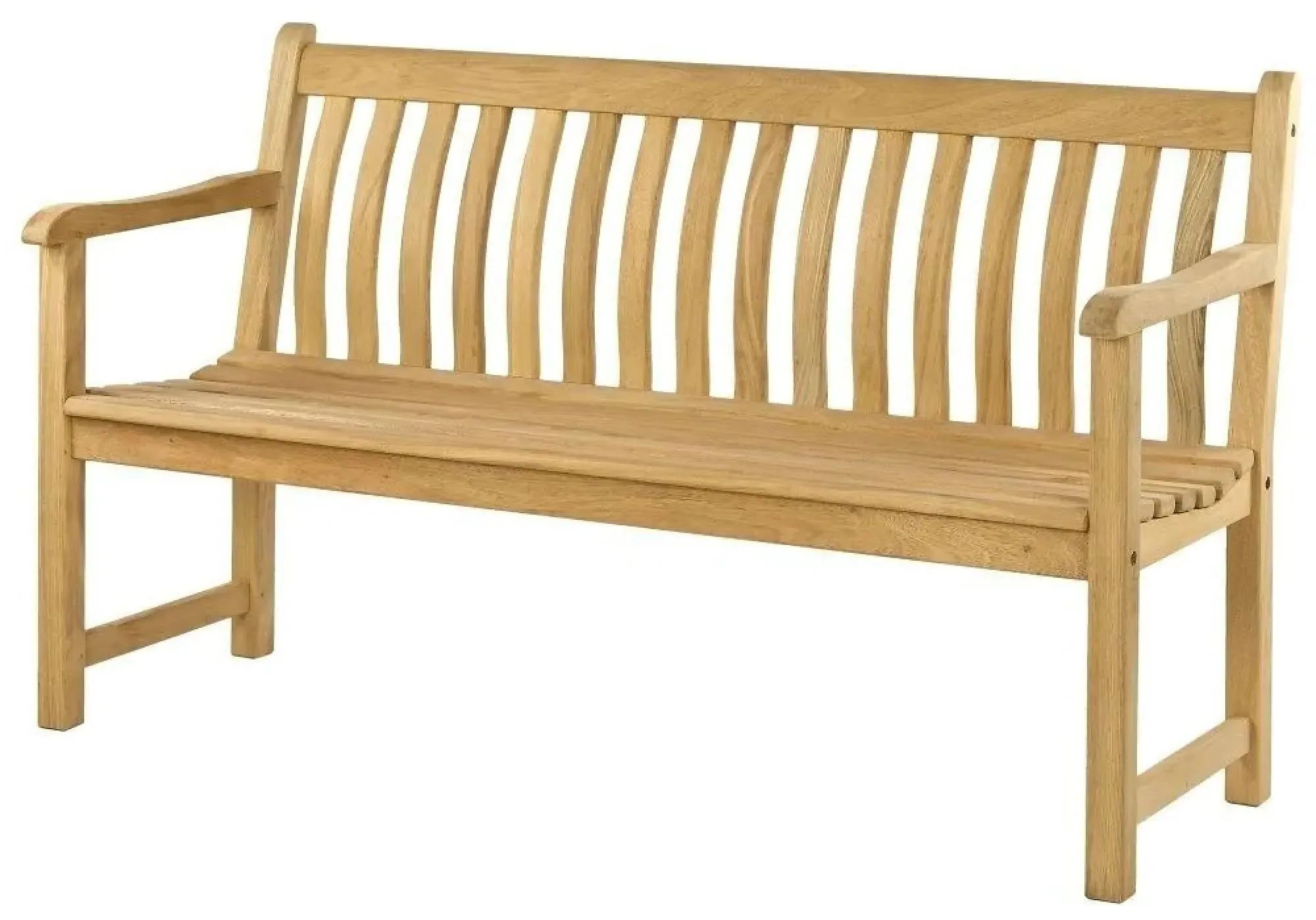 Roble Broadfield 5ft Garden Bench - Light Yellow
