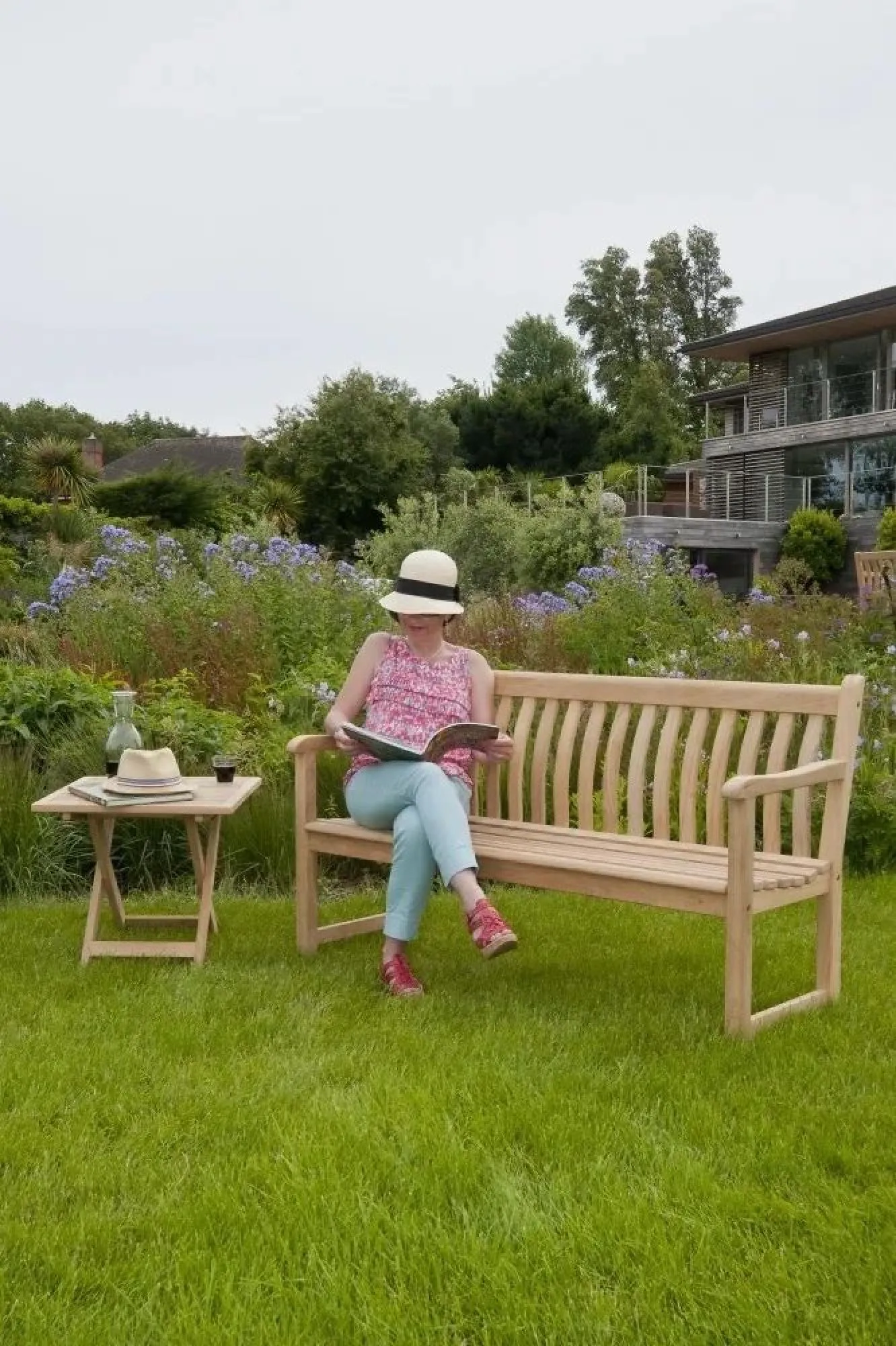 Roble Broadfield 5ft Garden Bench - Light Yellow