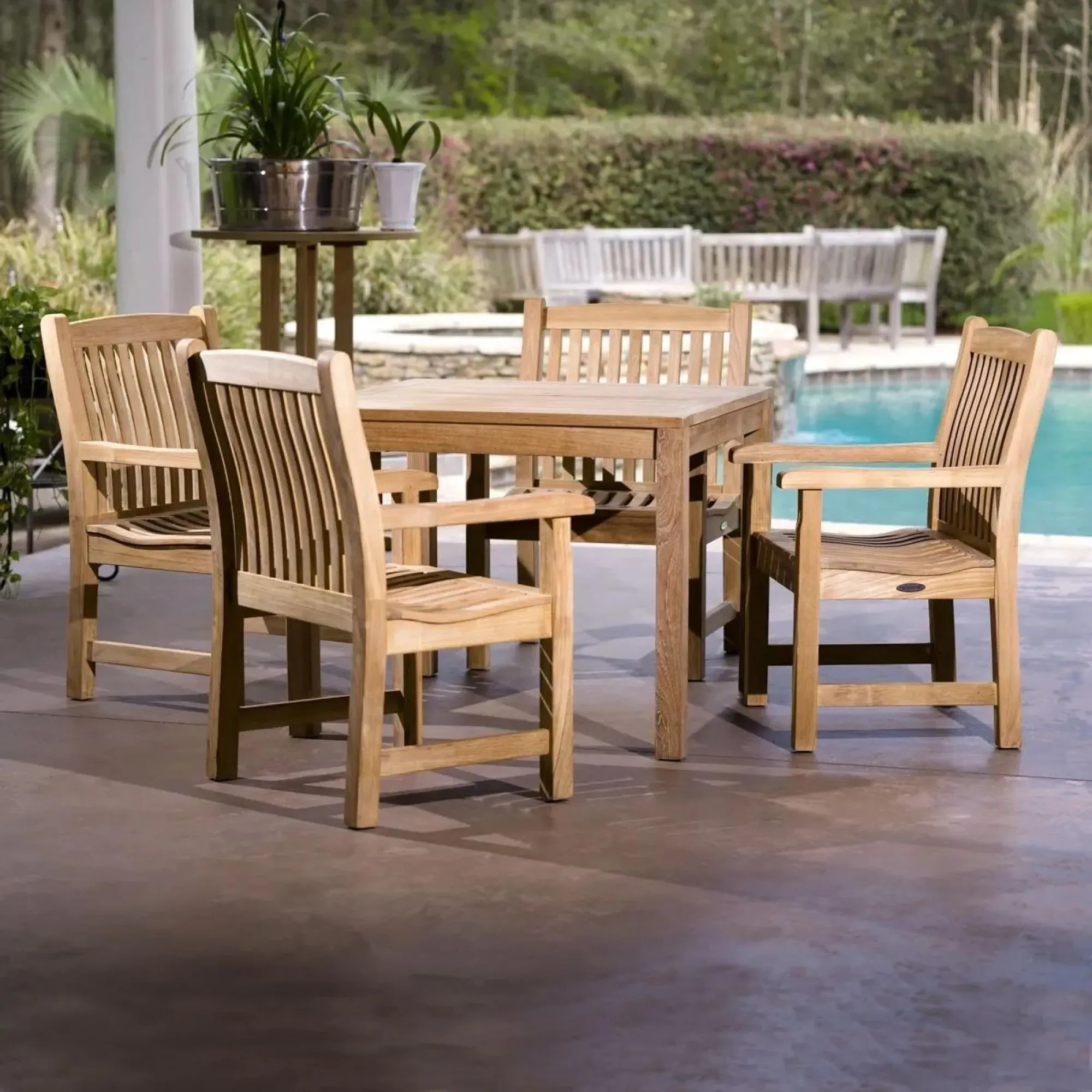 Roble Broadfield Garden Dining Armchair - Light Yellow